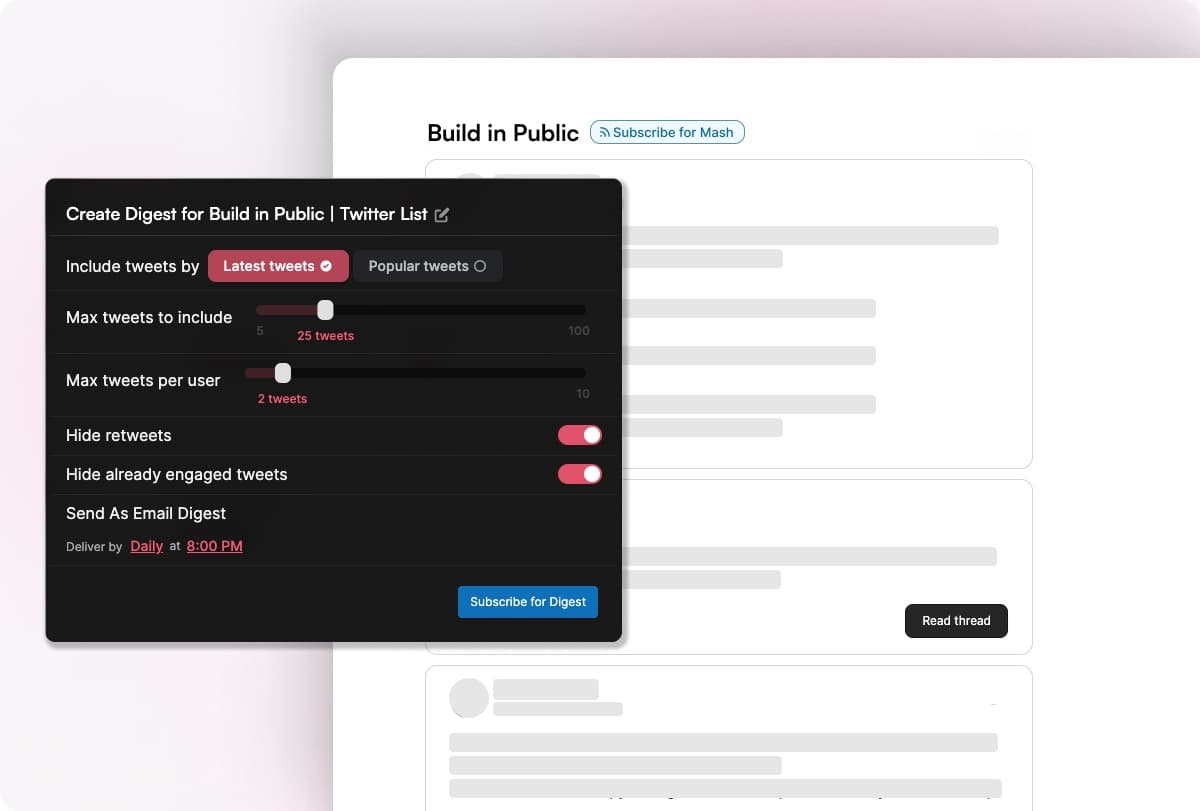 Example recipes for Integrations